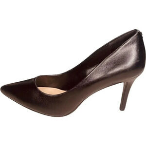 Karl Lagerfeld Paris Royale Smooth Leather Heeled Pumps